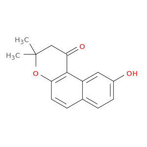 1H-Naphtho[2,1-b]pyran-1-one, 2,3-dihydro-9-hydroxy-3,3-dimethyl-