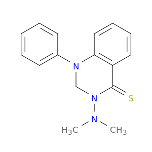 4(1H)-Quinazolinethione, 3-(dimethylamino)-2,3-dihydro-1-phenyl-