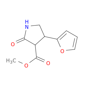 3-Pyrrolidinecarboxylic acid, 4-(2-furanyl)-2-oxo-, methyl ester