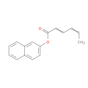 2,4-Hexadienoic acid, 2-naphthalenyl ester