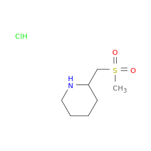 2-(Methanesulfonylmethyl)piperidine hydrochloride