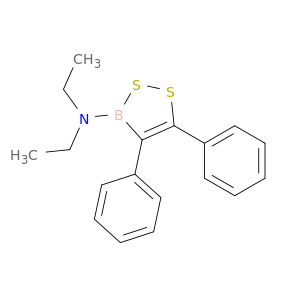 3H-1,2,3-Dithiaborol-3-amine, N,N-diethyl-4,5-diphenyl-