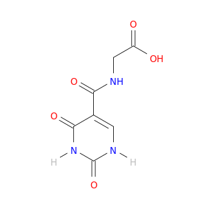 2-[(2,4-dioxo-1,2,3,4-tetrahydropyrimidin-5-yl)formamido]acetic Acid