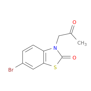 2(3H)-Benzothiazolone, 6-bromo-3-(2-oxopropyl)-