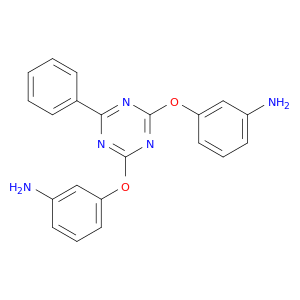 Benzenamine, 3,3'-[(6-phenyl-1,3,5-triazine-2,4-diyl)bis(oxy)]bis-