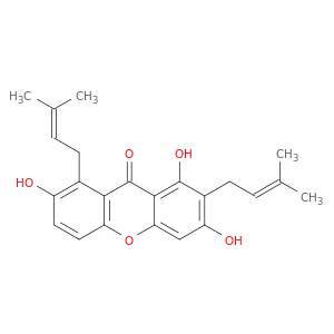 1,3,7-三羟基-2,8-双(3-甲基-2-丁烯-1-基)-9H-xanthen-9-一