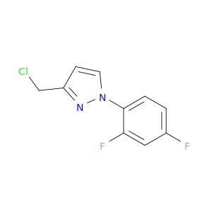 3-(chloromethyl)-1-(2,4-difluorophenyl)-1H-pyrazole