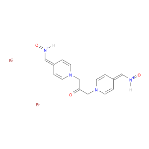 oxo-[[1-[2-oxo-3-[4-(oxoazaniumylmethylidene)pyridin-1-yl]propyl]pyridin-4-ylidene]methyl]azanium dibromide