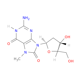 Guanosine, 2'-deoxy-7,8-dihydro-7-methyl-8-oxo-