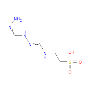 Ethanesulfonic acid, 2-[[[(aminoiminomethyl)amino]iminomethyl]amino]-