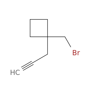 1-(bromomethyl)-1-(prop-2-yn-1-yl)cyclobutane
