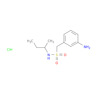 1-(3-aminophenyl)-N-(butan-2-yl)methanesulfonamide hydrochloride