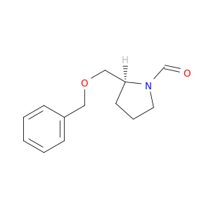 1-Pyrrolidinecarboxaldehyde, 2-[(phenylmethoxy)methyl]-, (S)-