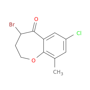 4-BROMO-7-CHLORO-9-METHYL-3,4-DIHYDRO-2H-BENZO[B]OXEPIN-5-ONE