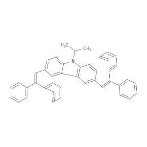 9H-Carbazole,3,6-bis(2,2-diphenylethenyl)-9-(1-methylethyl)-