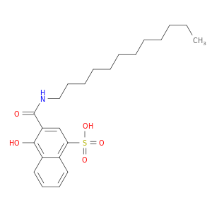 1-Naphthalenesulfonic acid, 3-[(dodecylamino)carbonyl]-4-hydroxy-