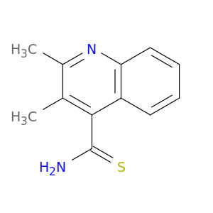 4-Quinolinecarbothioamide, 2,3-dimethyl-