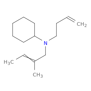 Cyclohexanamine, N-3-butenyl-N-(2-methyl-2-butenyl)-