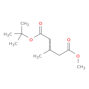 2-Pentenedioic acid, 3-methyl-, 1-(1,1-dimethylethyl) 5-methyl ester