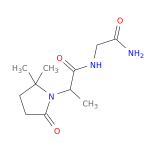 N-(CARBAMOYLMETHYL)-2-(2,2-DIMETHYL-5-OXO-PYRROLIDIN-1-YL)PROPANAMIDE