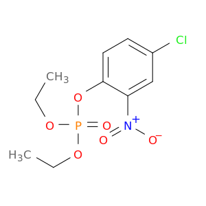 Phosphoric acid, 4-chloro-2-nitrophenyl diethyl ester