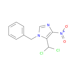 1H-Imidazole,5-(dichloromethyl)-4-nitro-1-(phenylmethyl)-