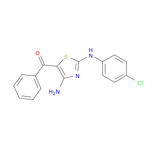 Methanone, [4-amino-2-[(4-chlorophenyl)amino]-5-thiazolyl]phenyl-