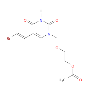 1-((2-ACETOXYETHOXY)METHYL)-(E)-5-(2-BROMOVINYL)URACIL