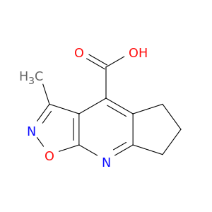 3-Methyl-6,7-dihydro-5H-cyclopenta[b]isoxazolo[4,5-e]pyridine-4-carboxylic acid