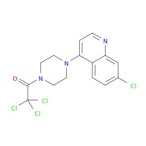 Ethanone,2,2,2-trichloro-1-[4-(7-chloro-4-quinolinyl)-1-piperazinyl]-