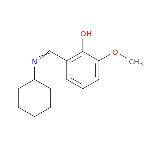 Phenol, 2-[(cyclohexylimino)methyl]-6-methoxy-