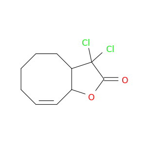 Cycloocta[b]furan-2(3H)-one, 3,3-dichloro-3a,4,5,6,7,9a-hexahydro-