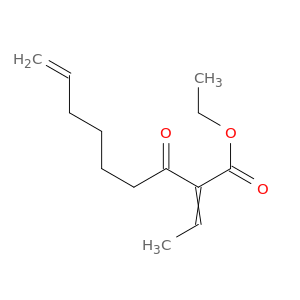 8-Nonenoic acid, 2-ethylidene-3-oxo-, ethyl ester