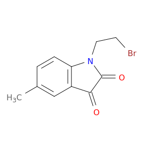 1H-Indole-2,3-dione,1-(2-bromoethyl)-5-methyl-