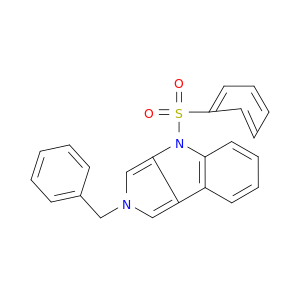 Pyrrolo[3,4-b]indole, 2,4-dihydro-2-(phenylmethyl)-4-(phenylsulfonyl)-