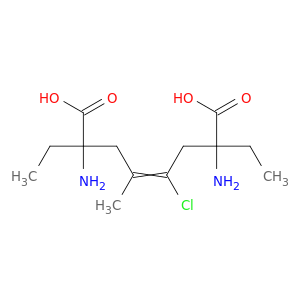 4-Octenedioic acid, 2,7-diamino-4-chloro-2,7-diethyl-5-methyl-