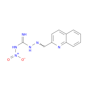 Guanidine, 1-nitro-3-[(2-quinolylmethylene)amino]-