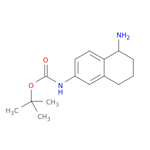 tert-butyl N-(5-amino-5,6,7,8-tetrahydronaphthalen-2-yl)carbamate