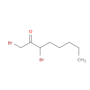 2-Octanone, 1,3-dibromo-