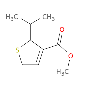 3-Thiophenecarboxylic acid, 2,5-dihydro-2-(1-methylethyl)-, methyl ester