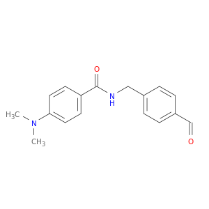 Benzamide, 4-(dimethylamino)-N-[(4-formylphenyl)methyl]-