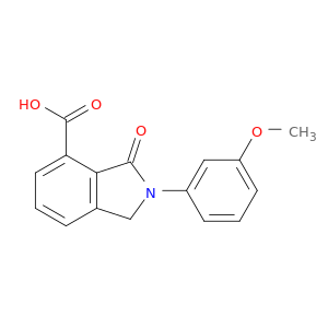 1H-Isoindole-4-carboxylicacid, 2,3-dihydro-2-(3-methoxyphenyl)-3-oxo-