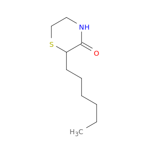 3-Thiomorpholinone, 2-hexyl-