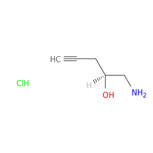 (2S)-1-aminopent-4-yn-2-ol hydrochloride