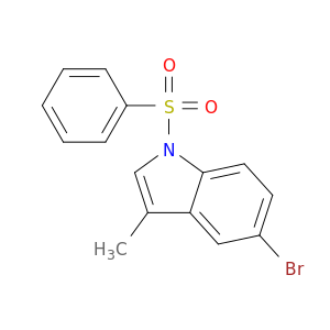 1H-INDOLE, 5-BROMO-3-METHYL-1-(PHENYLSULFONYL)-