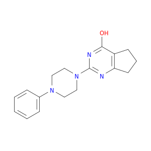 3,5,6,7-四氢-2-(4-苯基-1-哌嗪基)-4H-环戊嘧啶-4-一