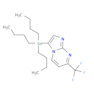 Imidazo[1,2-a]pyrimidine, 3-(tributylstannyl)-7-(trifluoromethyl)-