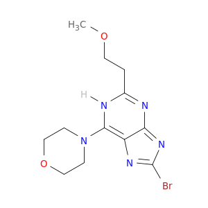 1H-Purine, 8-bromo-2-(2-methoxyethyl)-6-(4-morpholinyl)-
