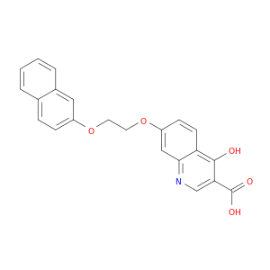 3-Quinolinecarboxylicacid, 4-hydroxy-7-[2-(2-naphthalenyloxy)ethoxy]-