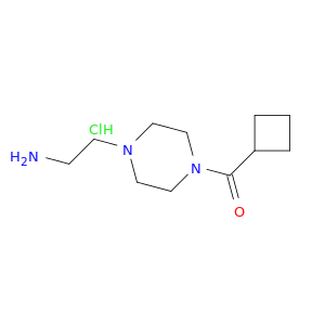 2-(4-cyclobutanecarbonylpiperazin-1-yl)ethan-1-amine hydrochloride